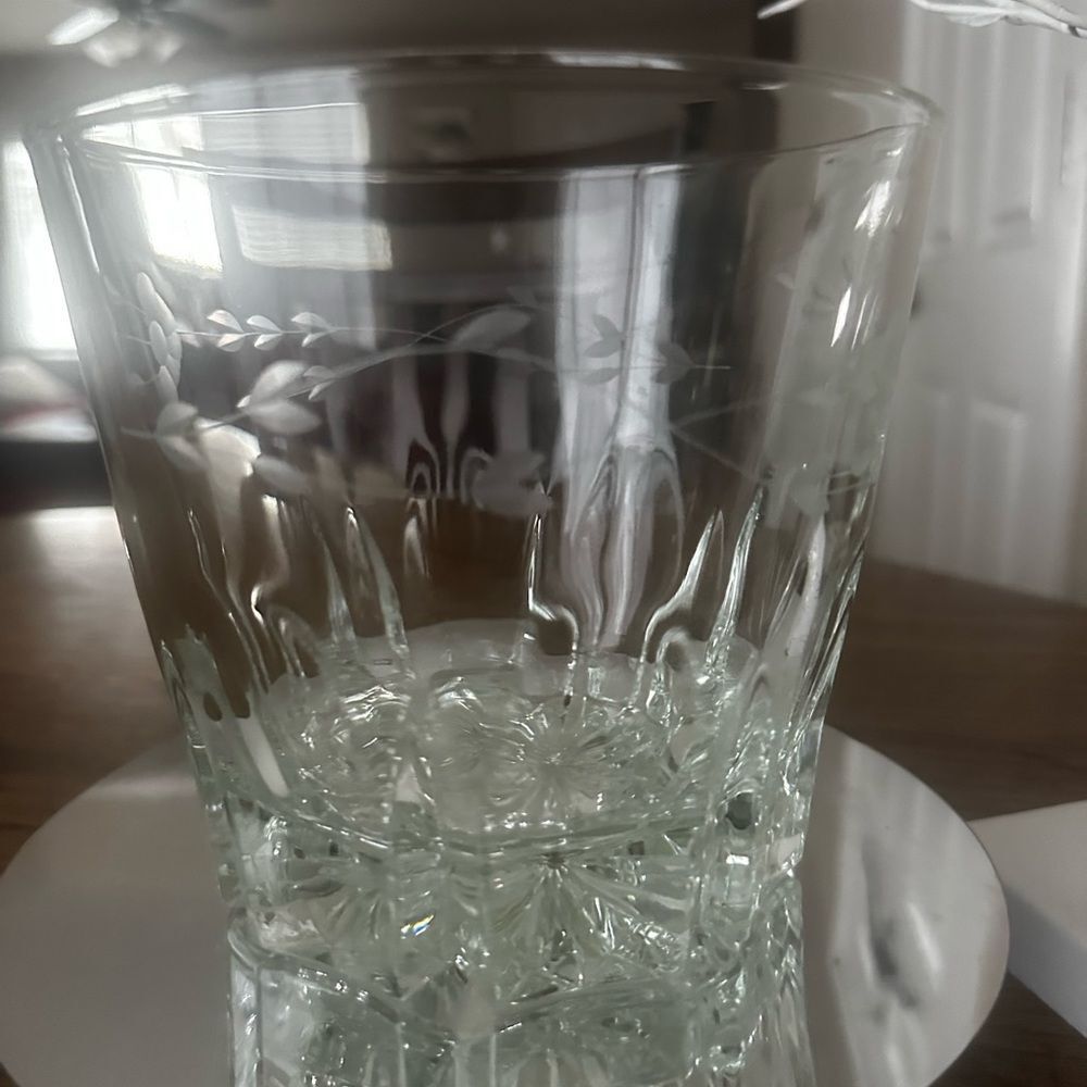 Princess House Vintage lead crystal Ice Bucket